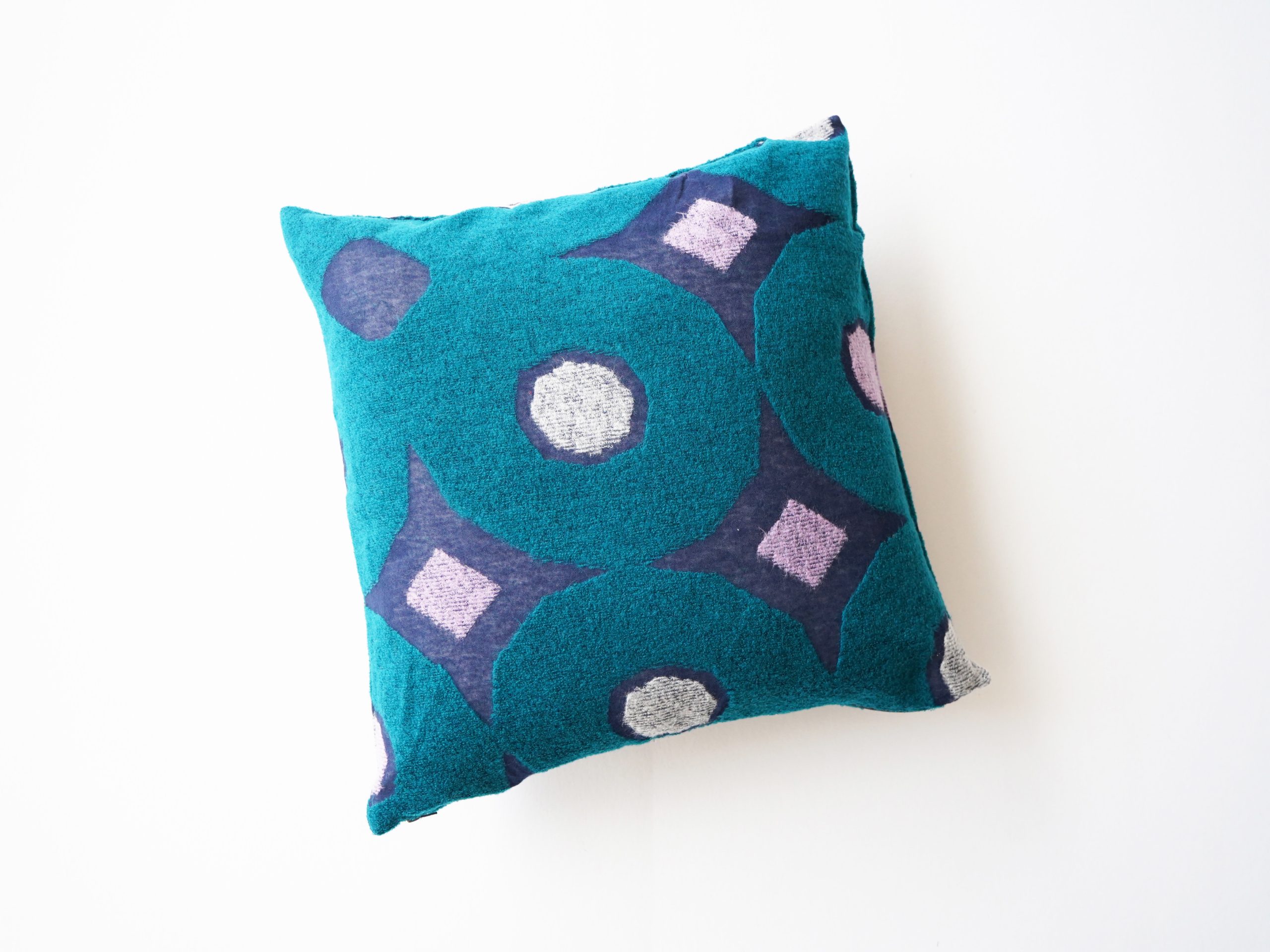 Cushion Cover (花まる_navy)