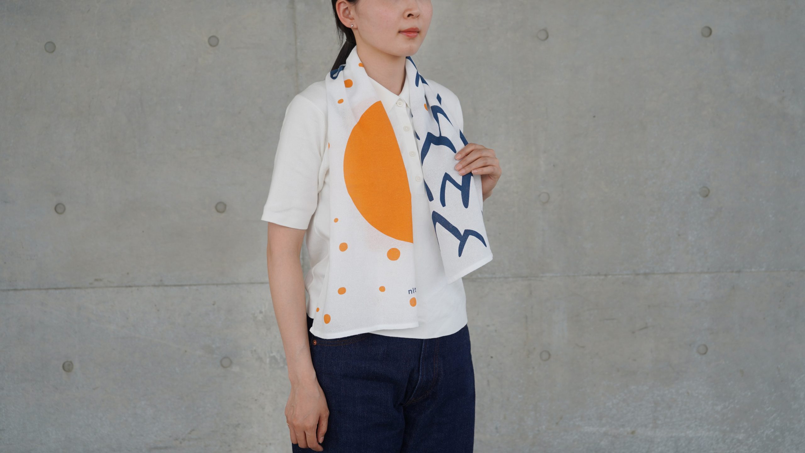 【mountain&moon_orange】ファームマフラー