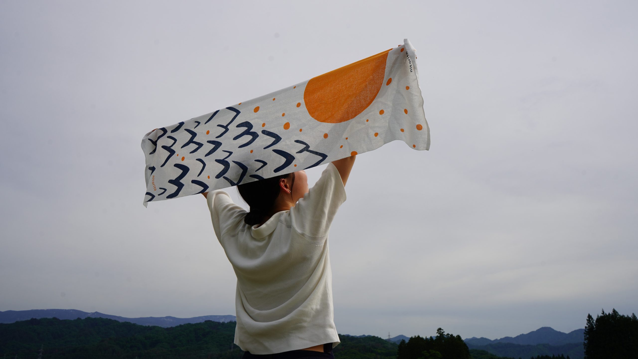 【mountain&moon_orange】ファームマフラー